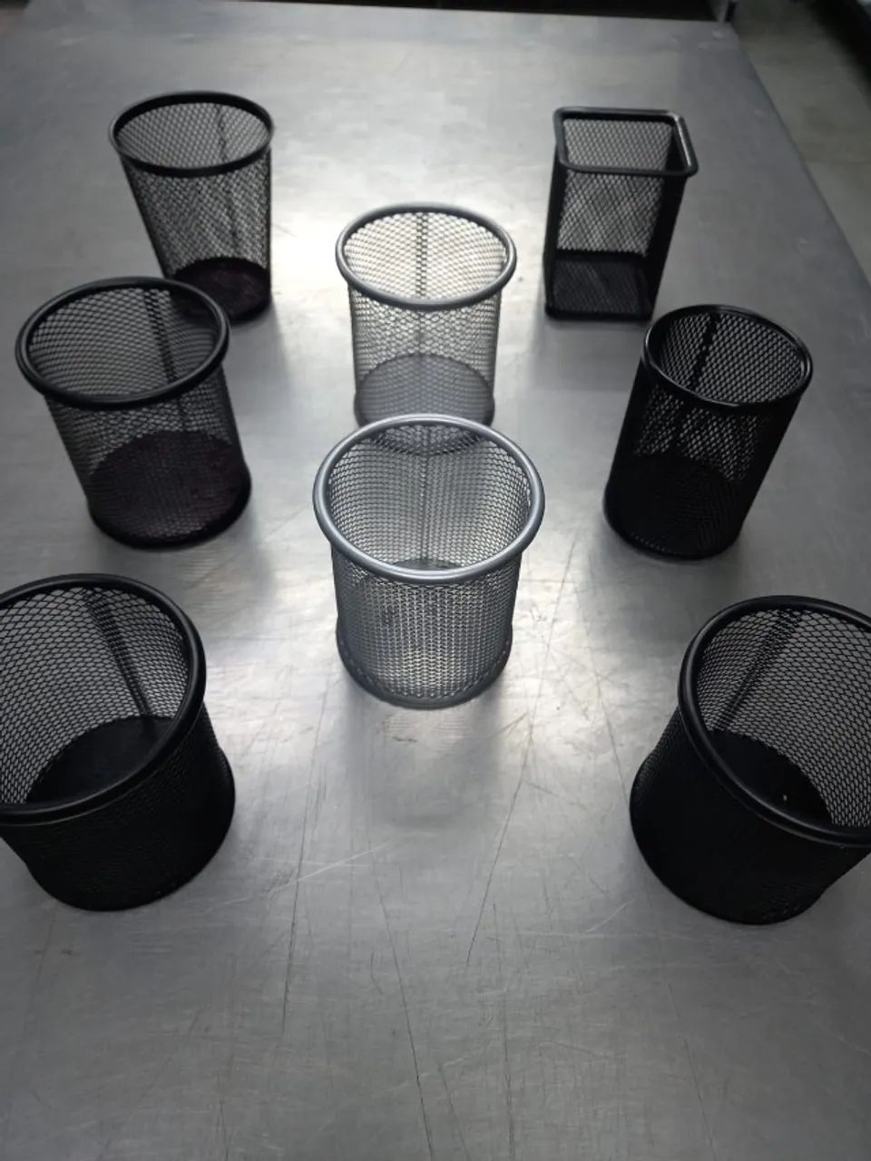 5 Porta Lápis Metal