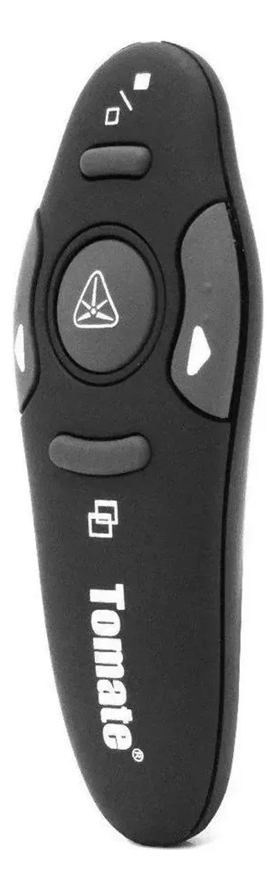 Apresentador Slide Apontador Laser Controle Sem Fio Tomate MCT-105 Preto - Foto 3