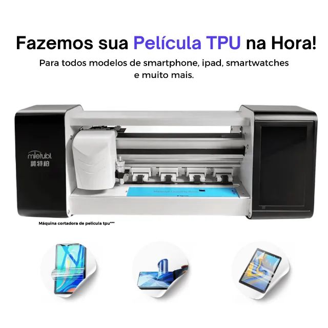 Película TPU/Hidrogel Transparente Para Celular - Compatível Para Qualquer Modelo - Foto 3