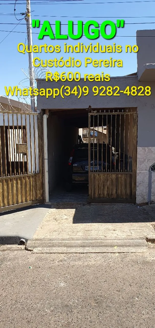 quartos individuais, casa no bairro Custódio, incluso água e energia "Zap na foto"