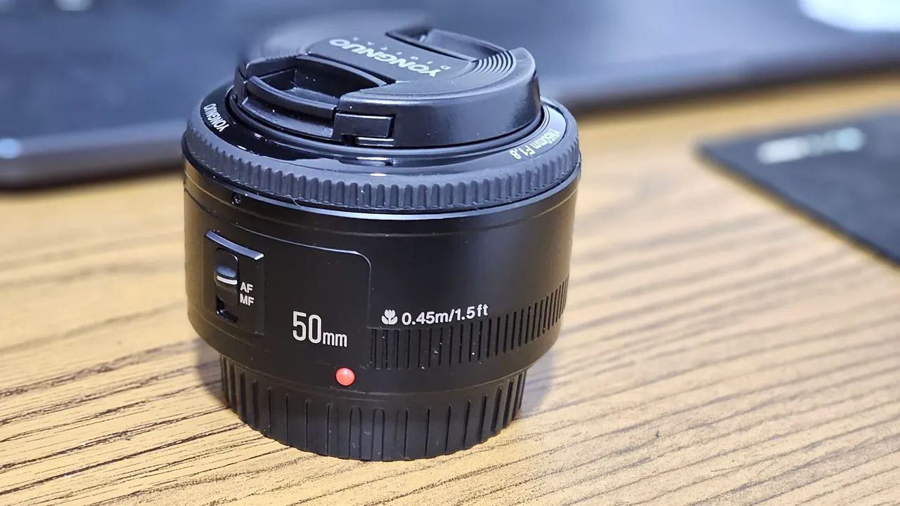 Lente Yongnuo para Câmera DSLR 50mm - Foto 2