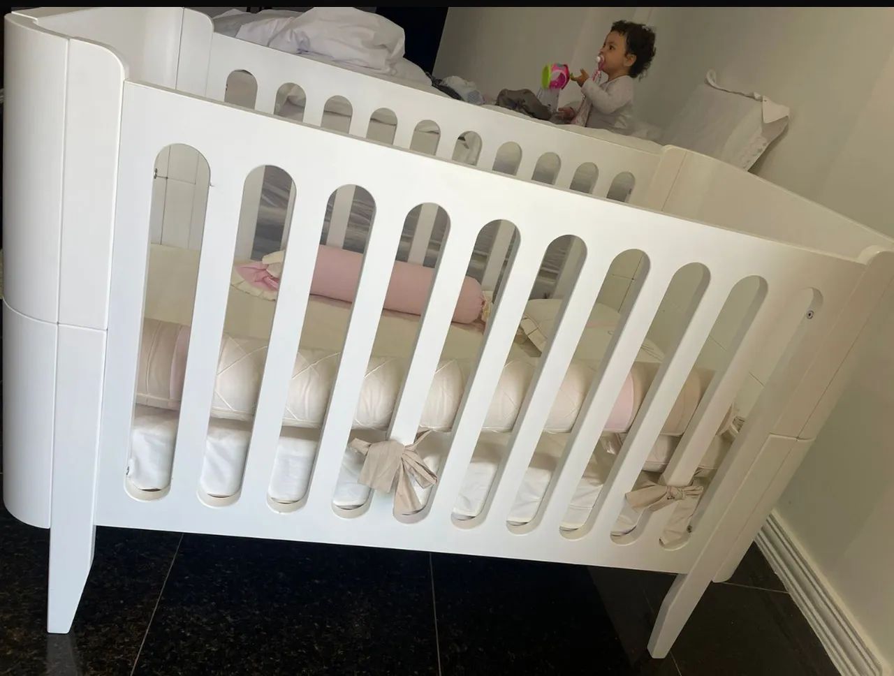 Berço Americano Evolutivo madeira MDF em alta qualidade