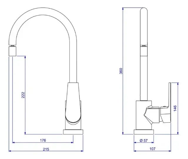 Torneira De Cozinha Monocomando Deca Level 2271 Cromo Acabamento Cromado - Foto 2
