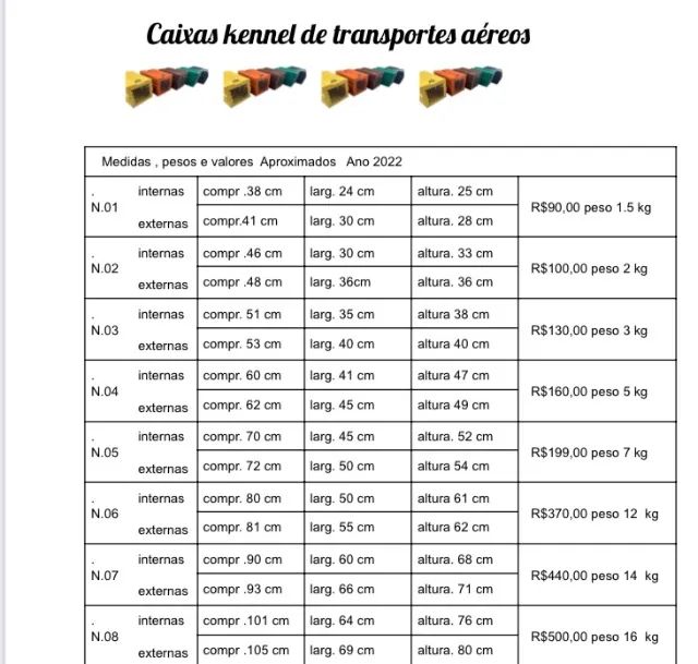 Caixa de transporte pet viagem Internacional n 08  - Foto 3