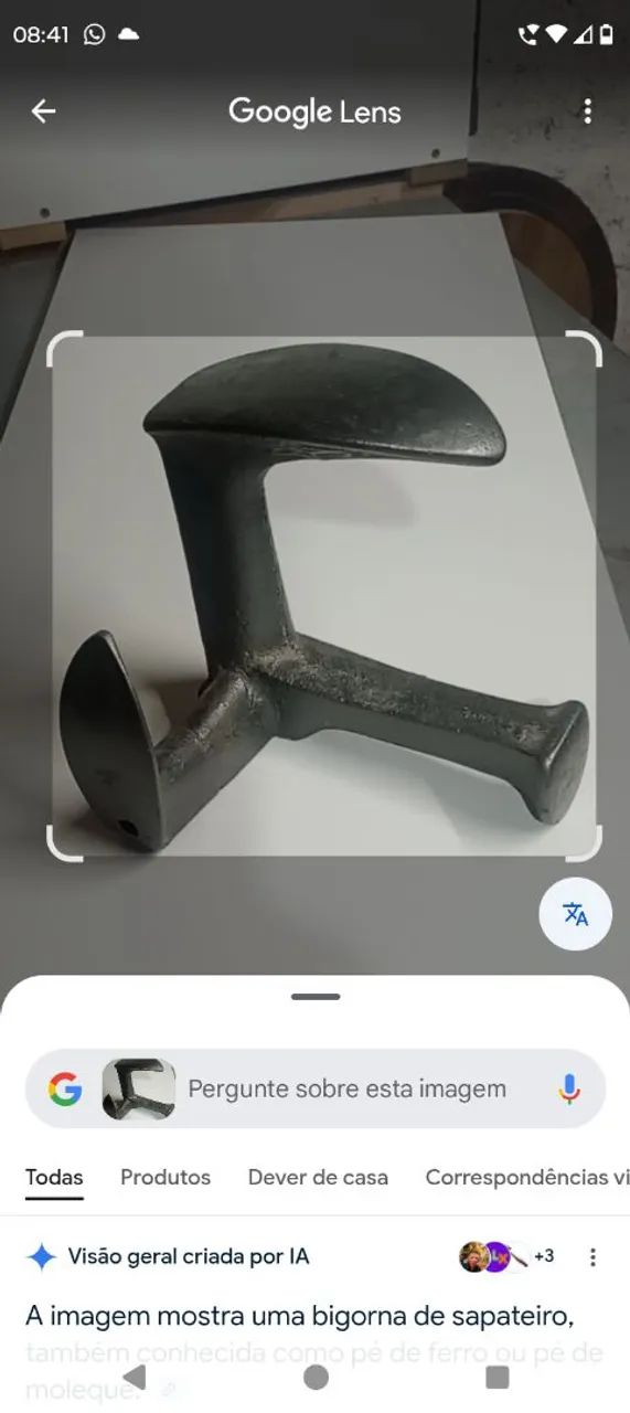 Peça de metal antiga para decoração - Foto 4