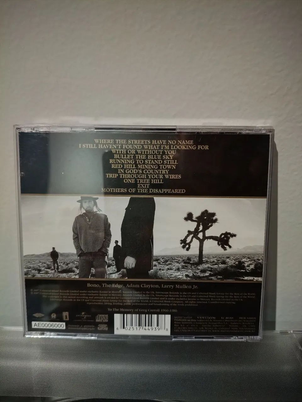 CD U2 - Joshua Tree  - Foto 2