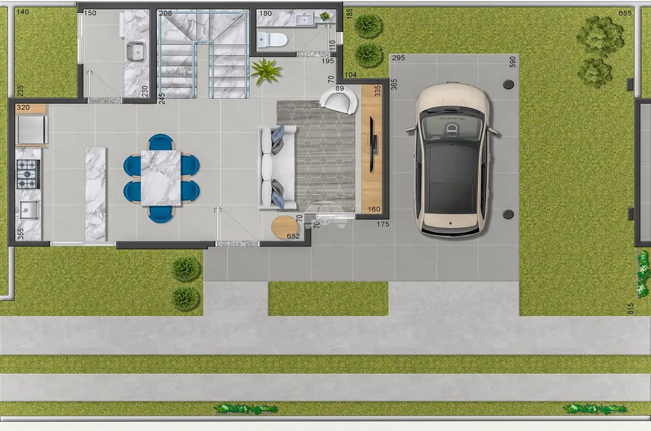 Casa de condomínio para venda possui 168 m² com 1 quarto - Foto 4