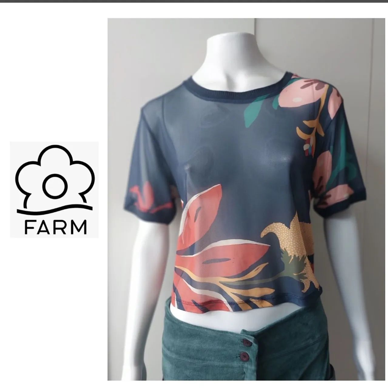 Farm Blusa cropped 