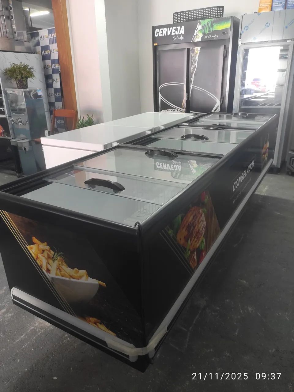 Bh Expositor ilha de congelados Gelopar 