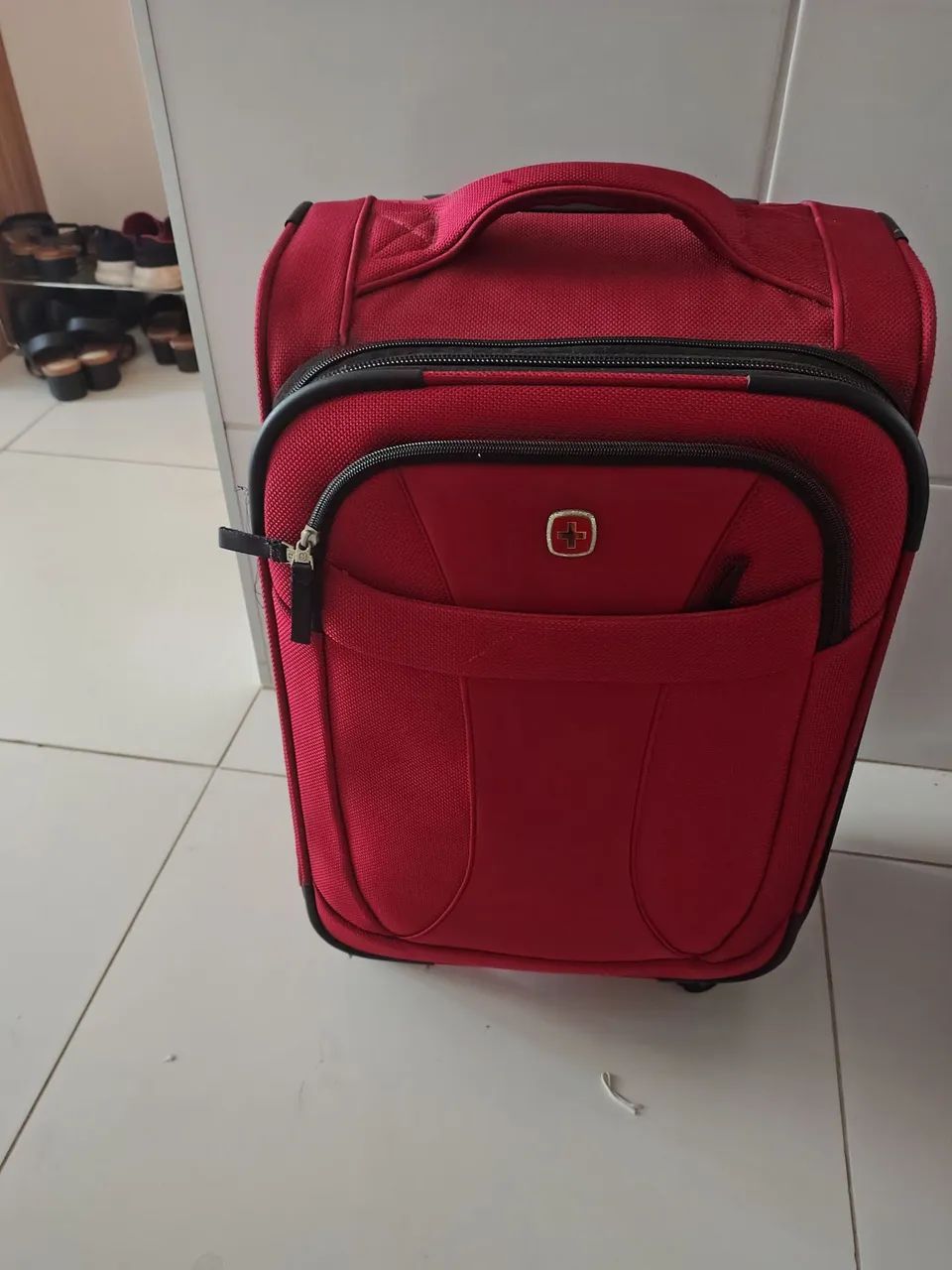Mala de cabine vermelha