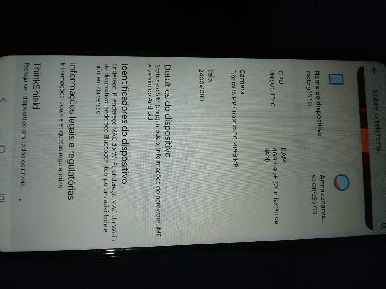 Vendo moto g35