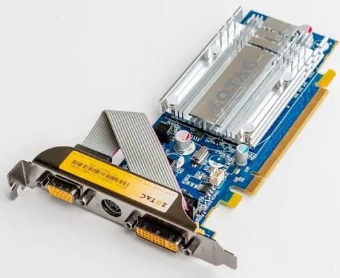 PLACA VÍDEO ZOTAC GS-7200 64BITS DDR2 PCI-E - Foto 2