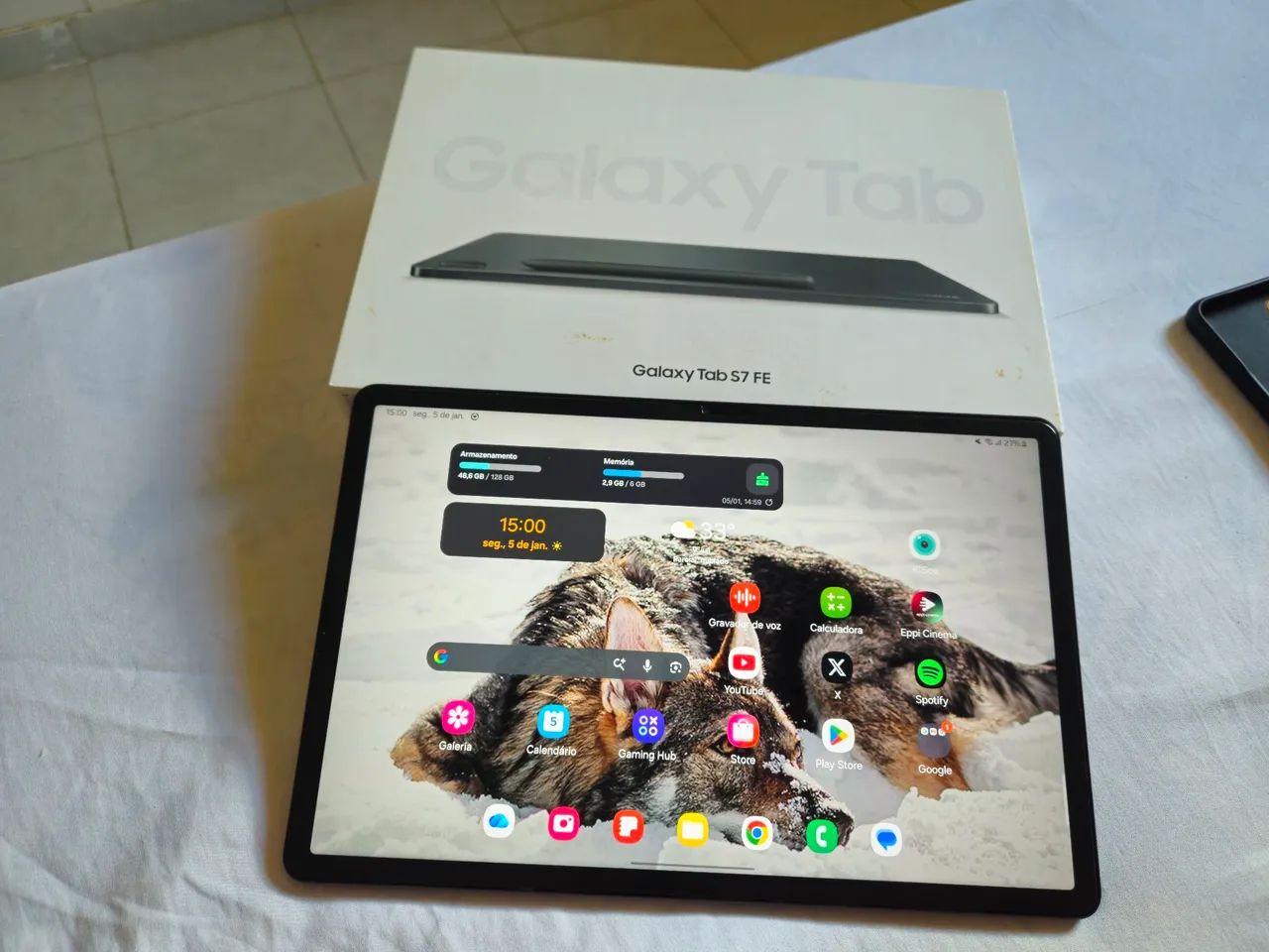 Galaxy tab s 7 fe 12.4 polegadas - Foto 3
