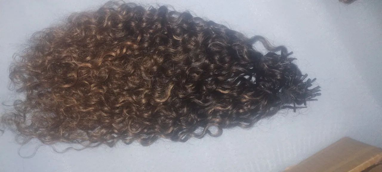 Cabelo mega hair preparado pra micro link - Foto 3