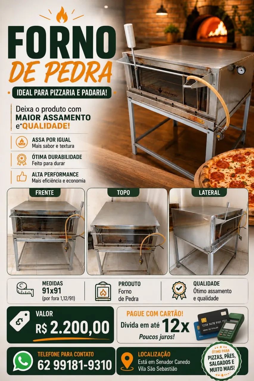 Forno de pedra 