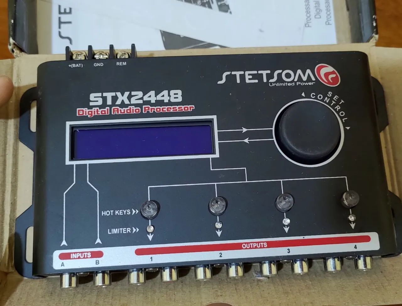 Processador de Áudio Stetsom Paredão Stetson  Expert Taramps Jfa Som Altomotivo Carro