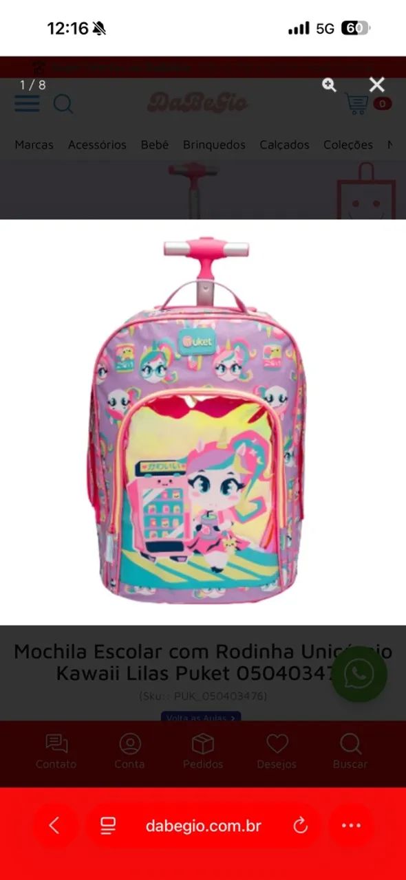 Mochila pucket original 