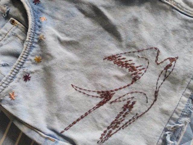 Saia jeans Zara - Foto 2