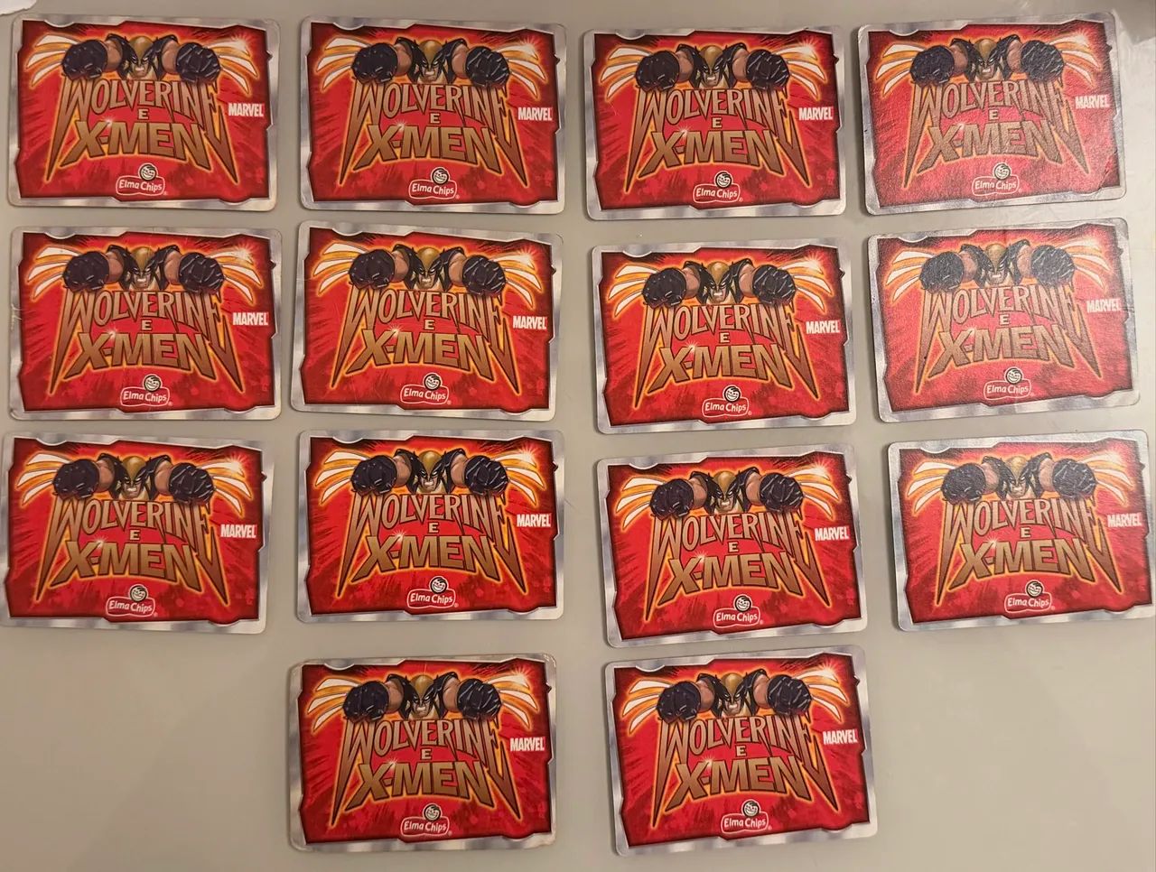 Lote de cartas Wolverine e X-Men elma chips - Foto 2
