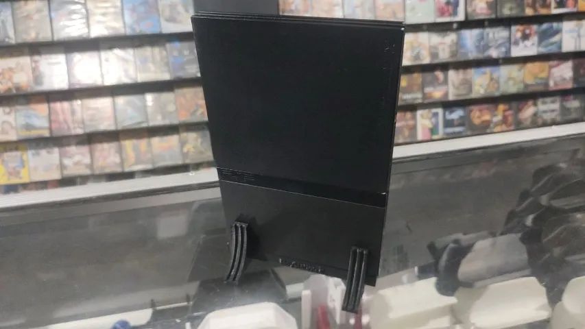 PS2 FUL BLACK L13 HD320 CHEIO DE JOGOS MEMORY CARD 128MB CHIP MATRIX 2 CONTROLES SEM FIO 