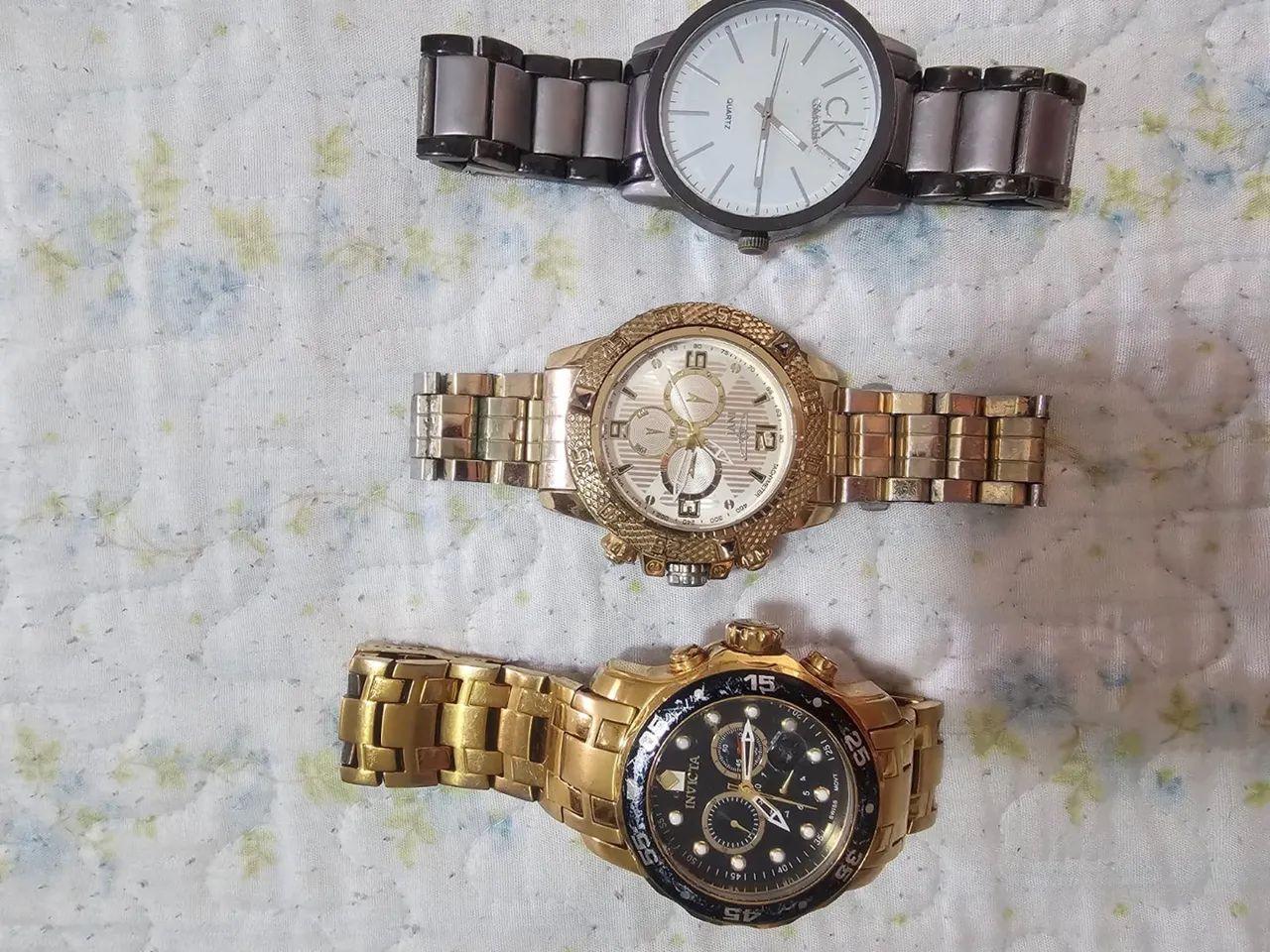 kit de 3 relógio originais 