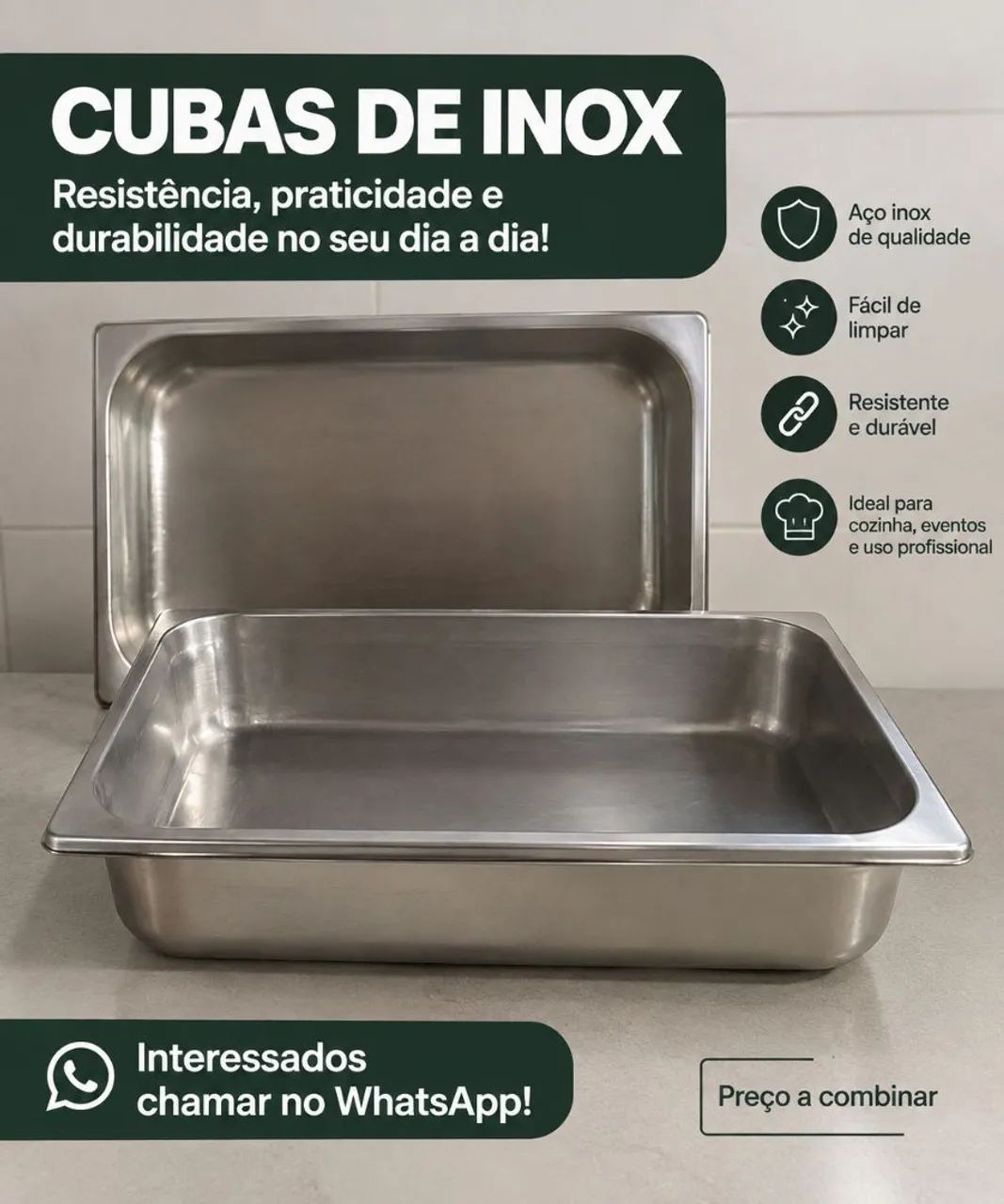 Cubas de aço inox