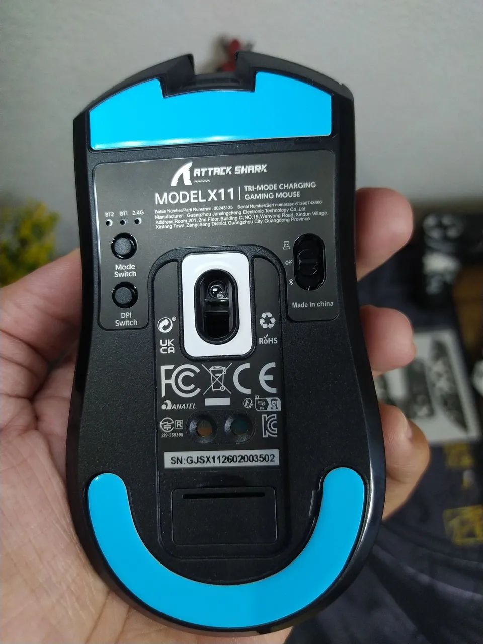 Mouse gamer Attack shark x11+ Dock - Foto 2