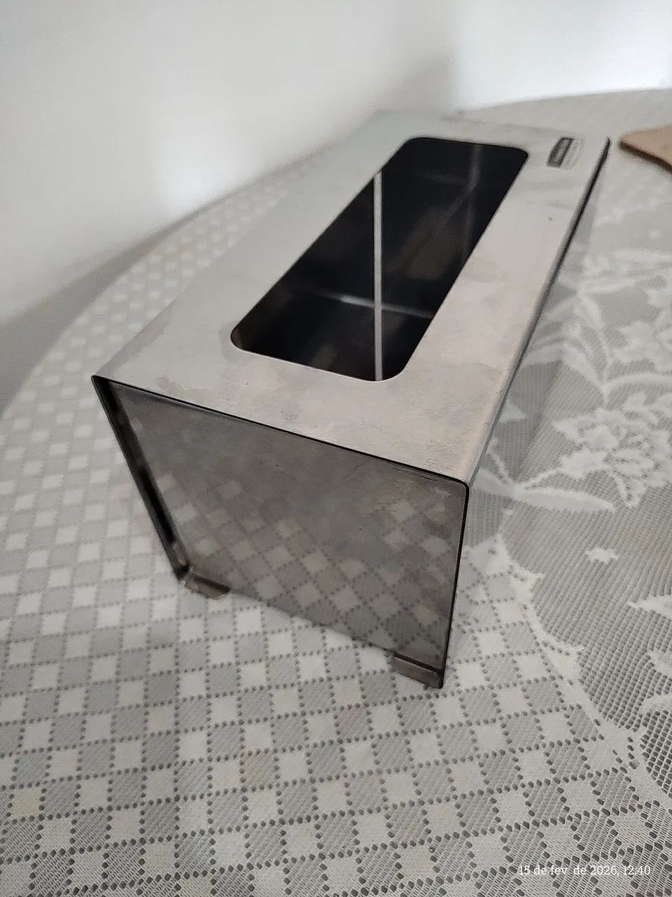 Suporte de lenços de papel em inox - Foto 3