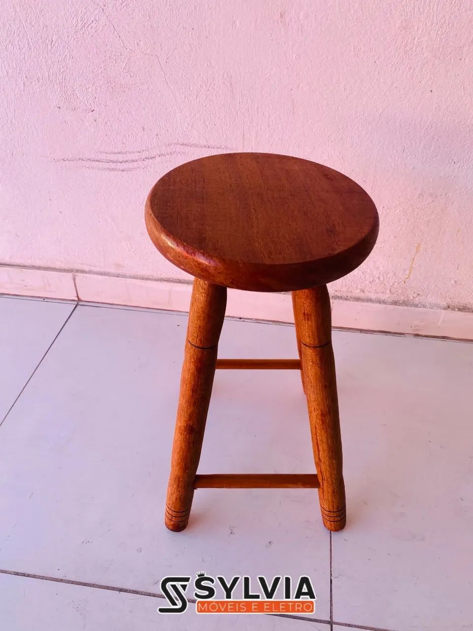 BANCO MÉDIO DE MADEIRA 50 CM