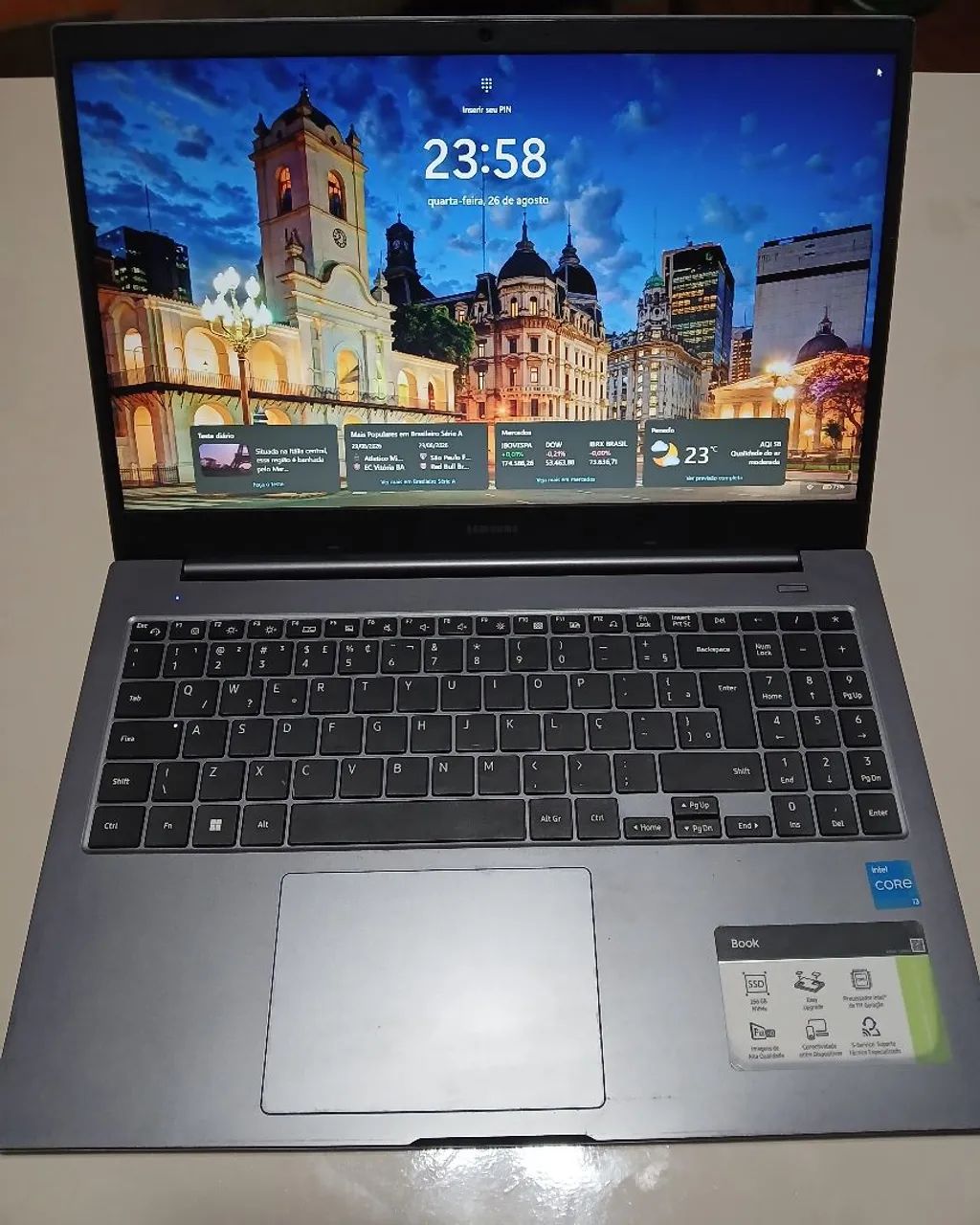 Samsung book Intel Core 3 11ª geração 