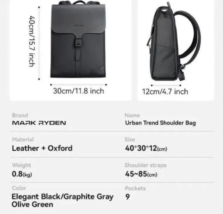 Mochila MARK RYDEN Executiva MUKE I - MR1611 - Foto 4