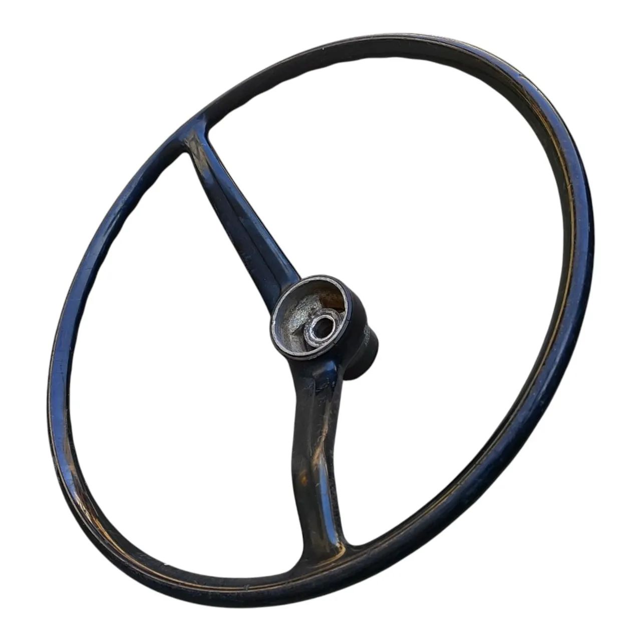 Volante Motorista Caminhão Original Mb 1113 Chavetado Preto - Foto 5