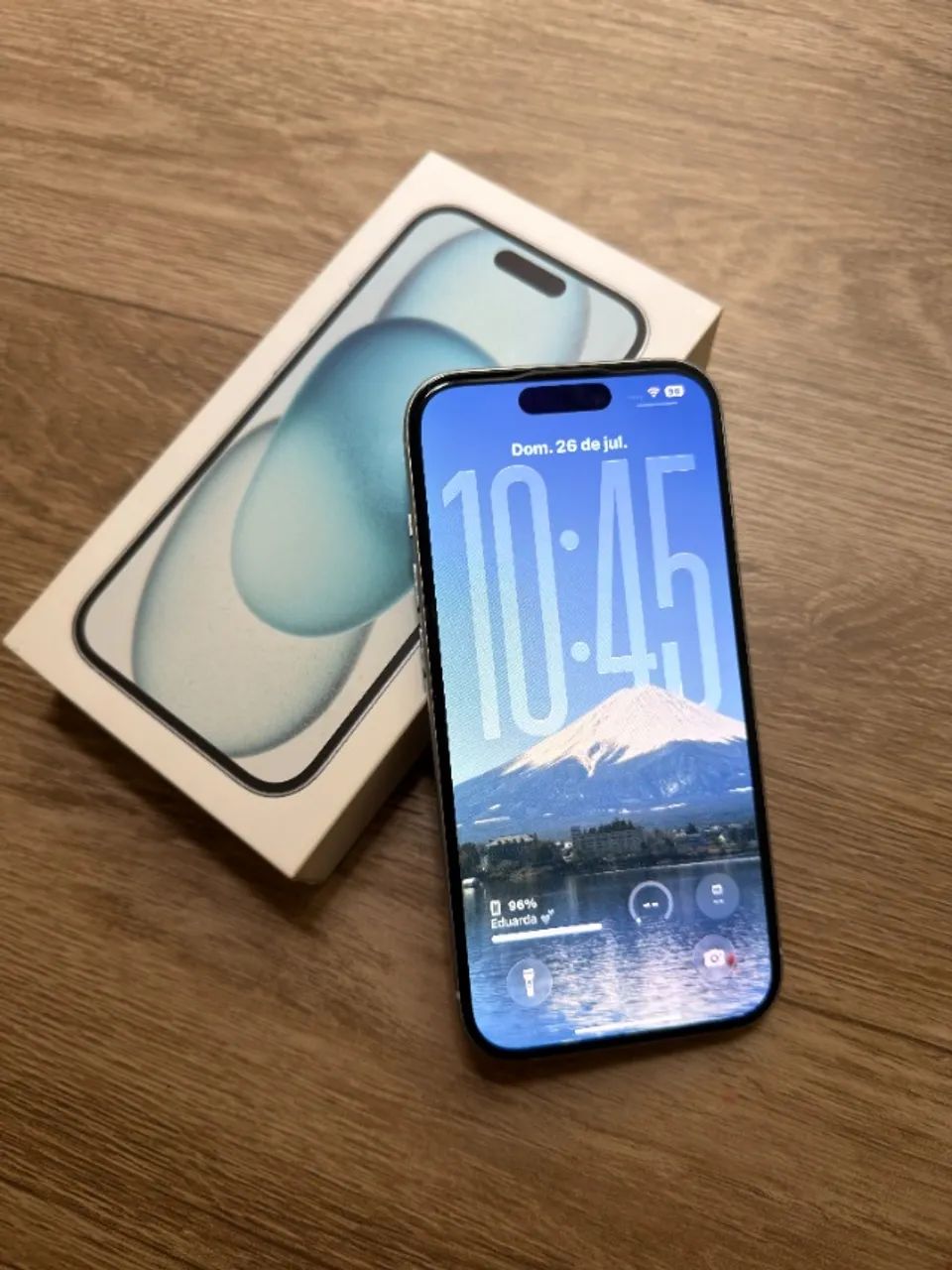 iPhone 15 128GB Azul | Excelente Estado | 88% Bateria