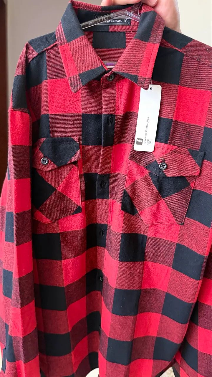 Camisa Xadrez Nova 16 Anos - Foto 2