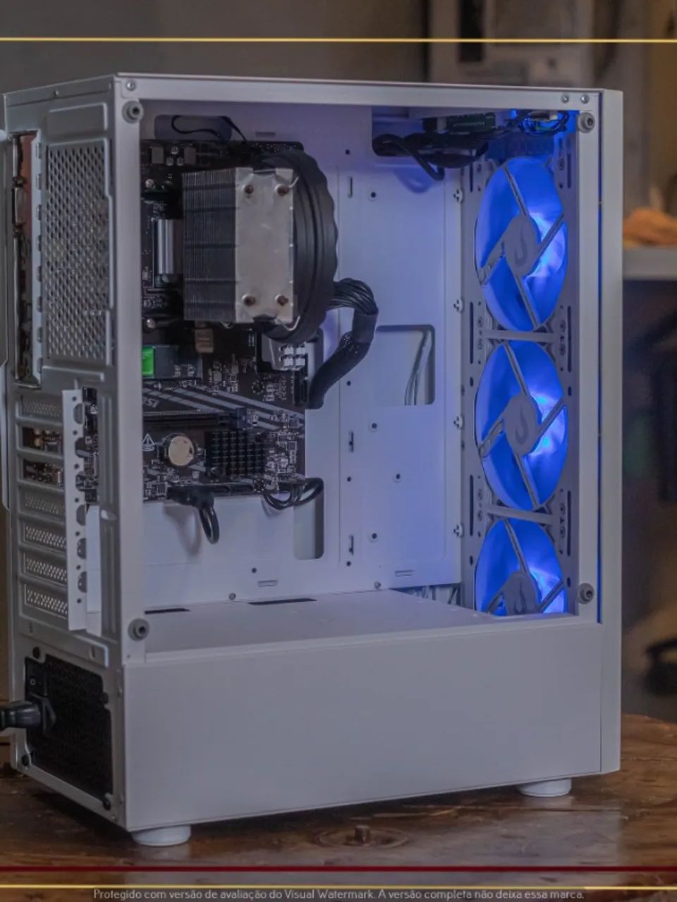 Setup Ryzen 5 5600GT, 16gb, 512gb NVMe, Fonte 500W, Gabinete Risemode + 3 Fans ARGB - Foto 3