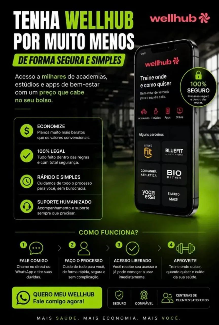 Acesso Wellhub/Totalpass