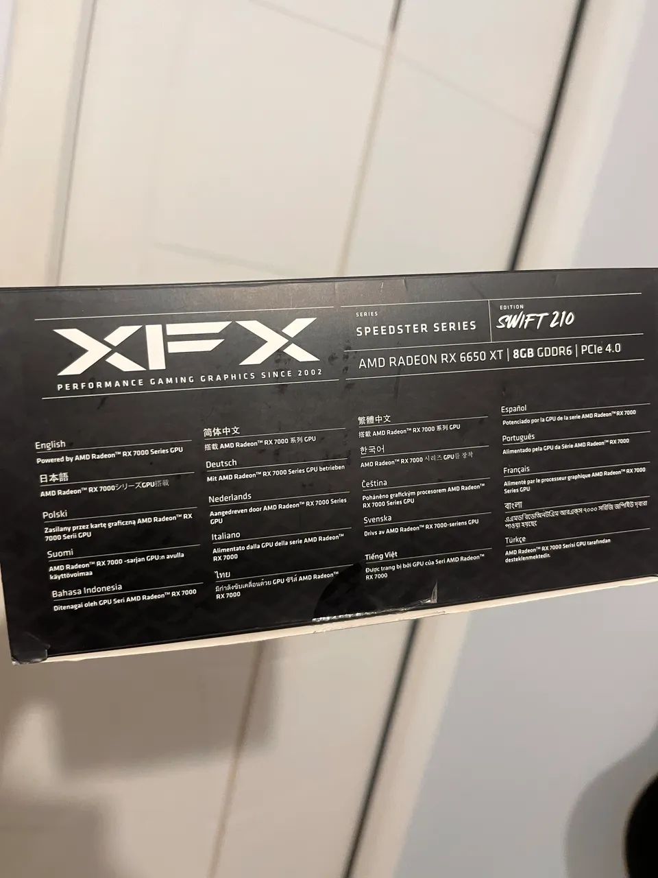 Placa de vídeo RX 6650 xt 8gb (usada)