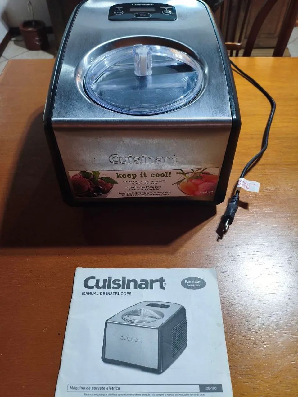Máquina sorvete Cuisinart Ice-100 - Eletroportáteis Para Cozinha e