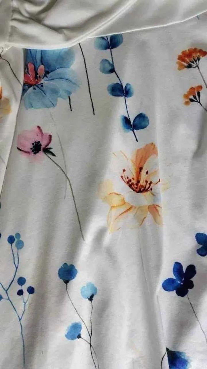 Vestido malha soft com transpassado no busto Tam M - Foto 3