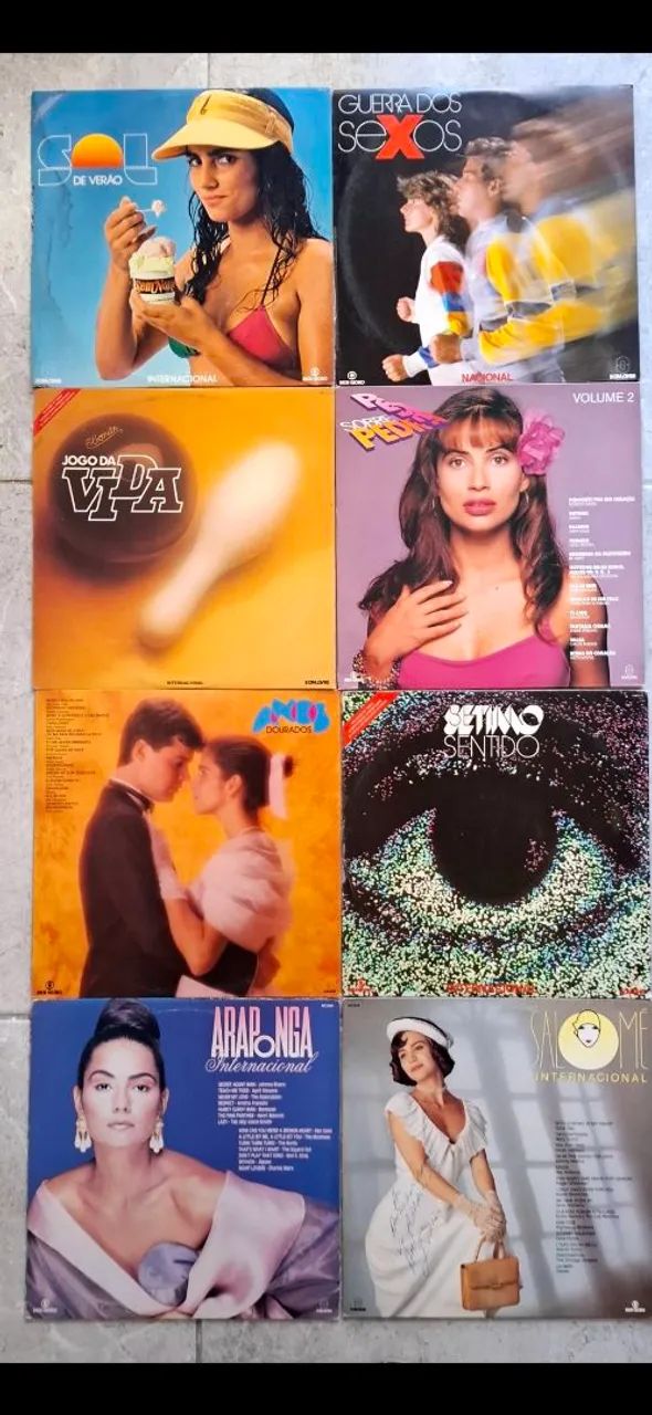 Lp's de Vinil TRILHAS DE NOVELAS - São mais de 100Lp's disponíveis.   