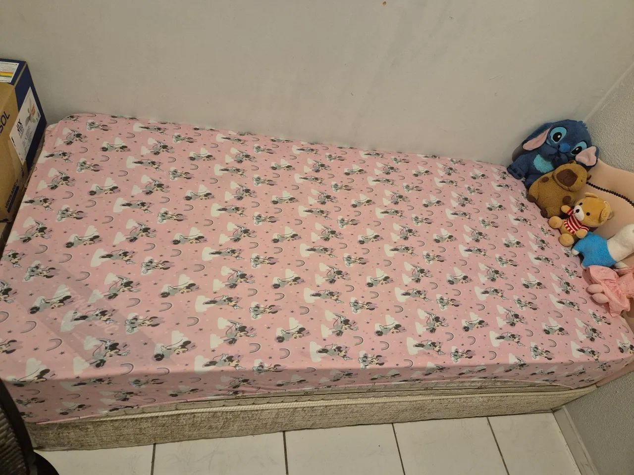Cama box solteiro. Colchao com molas - Foto 2