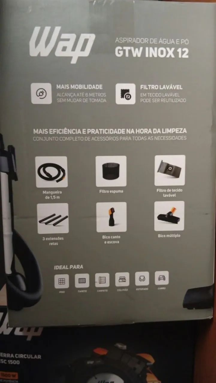 Aspirador de pó e água wap - Foto 2