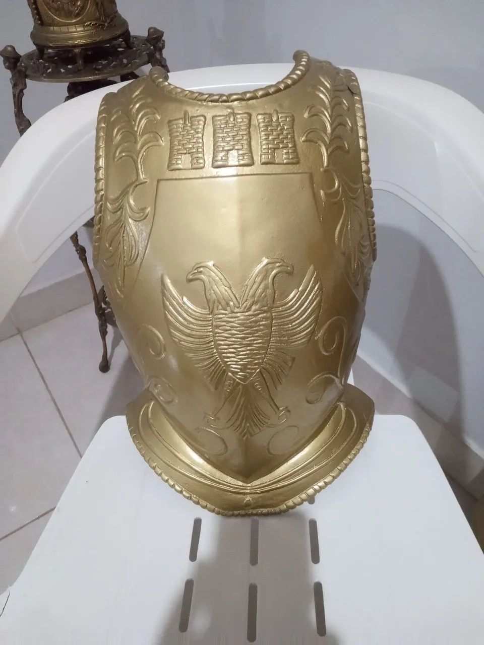 Brasão de bronze 
