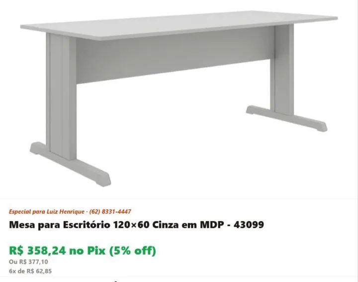 Mesa para Escritório