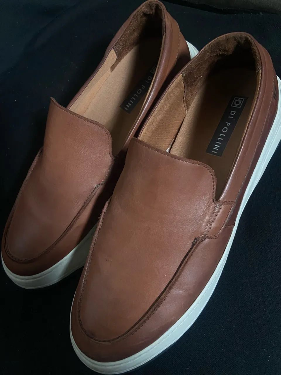 Mocassim Di Pollini em couro - usado - Foto 2
