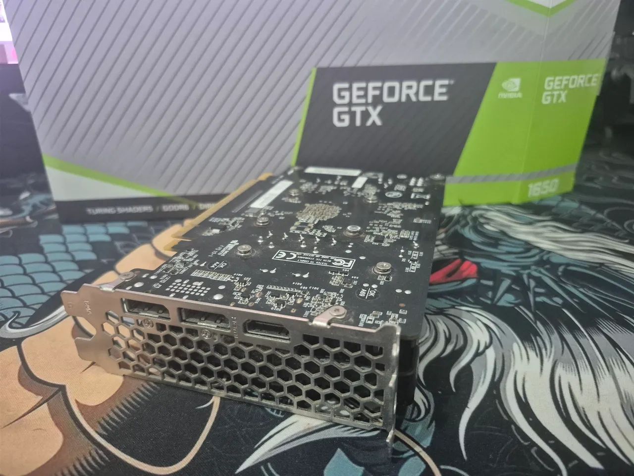 GTX 1650 4GB - Excelente estado, com caixa e manual - Foto 2