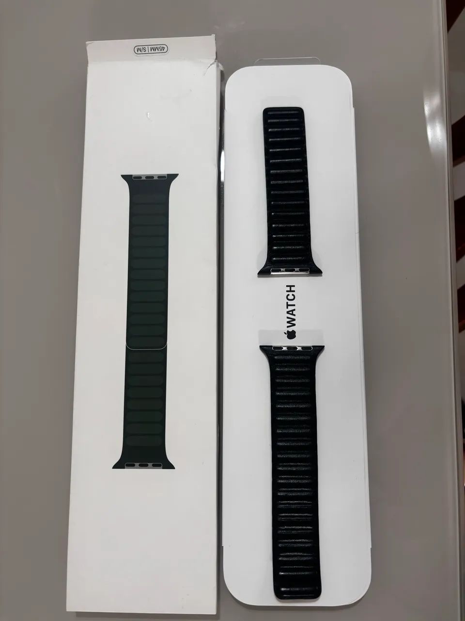 Pulseira Apple Watch 45mm S/M - Leather Link Original