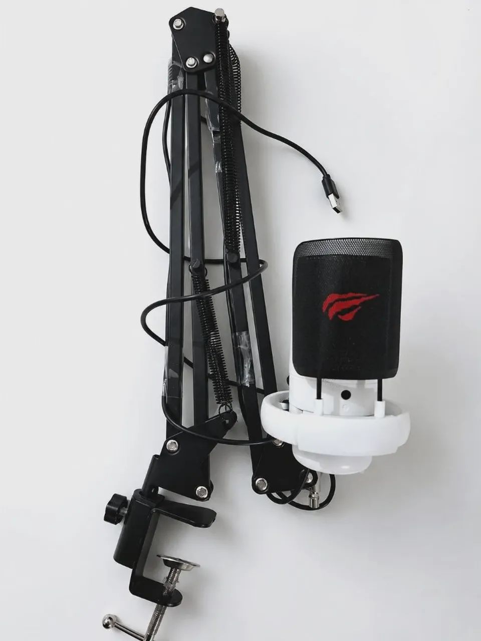 Microfone profissional da Havit GK50 com suporte 