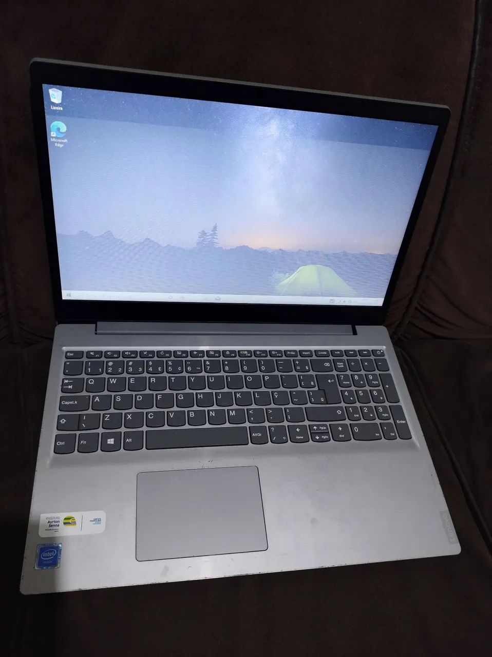 Notebook Lenovo tela vazada  funcionando perfeitamente  - Foto 4