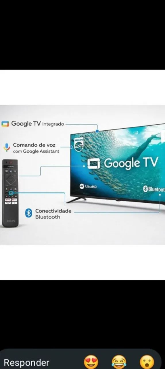 TV 50 polegadas 4k bluetooth zero na caixa - Foto 2